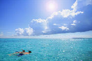 beautiful lagoon atoll sborkelling