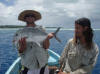 Dave & Phil working the outer reef for giant trevally, aitutaki fishing