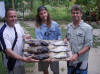 some happy fisherman, aitutaki fishing