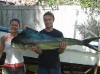 Iwan & Amy, first time deep sea fishing,